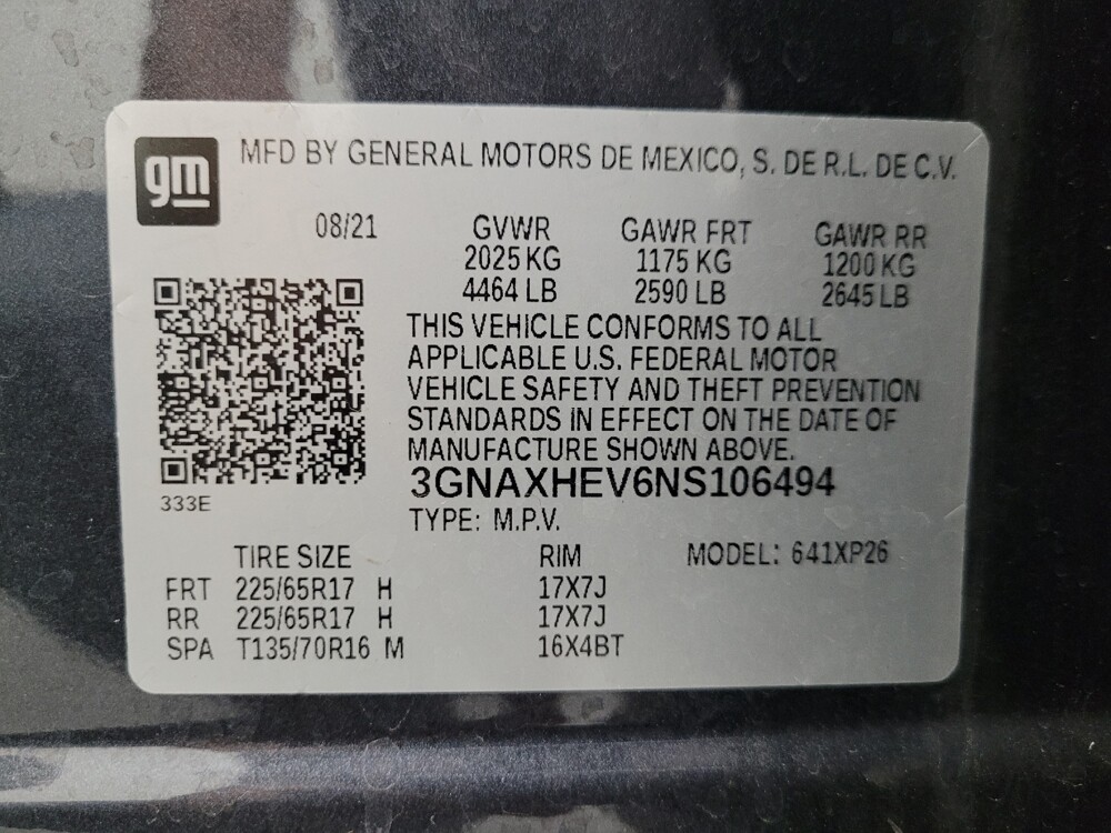 2022 Chevrolet Equinox in Tucson, AZ 85705 - 18124710 33