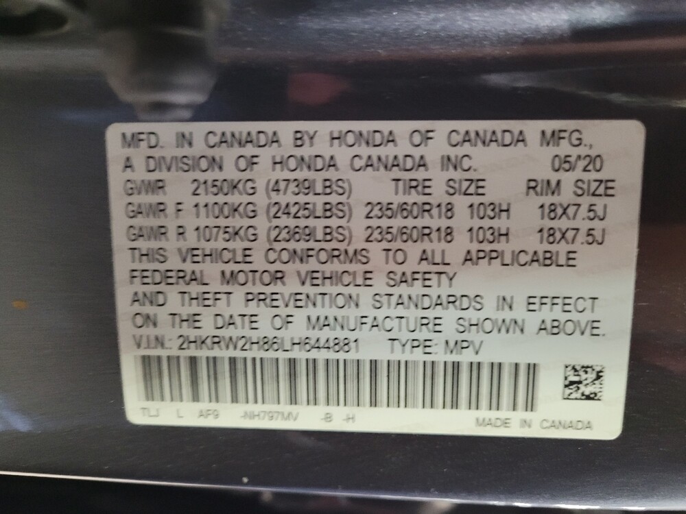 2020 Honda CR-V in Tampa, FL 33619 - 18124719 33