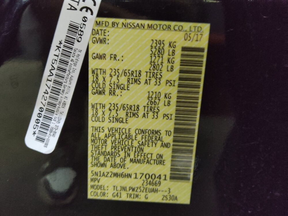 2017 Nissan Murano in Charleston, SC 29414 - 18124747 33