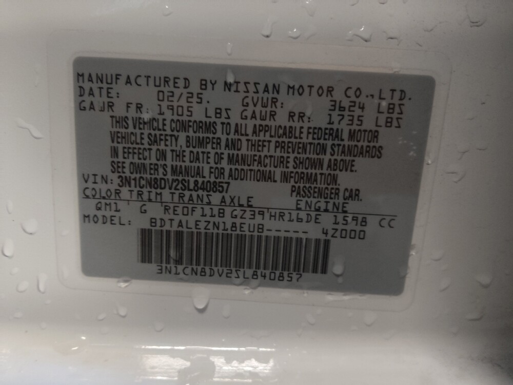 2025 Nissan Versa in Charlotte, NC 28213 - 18124749 33