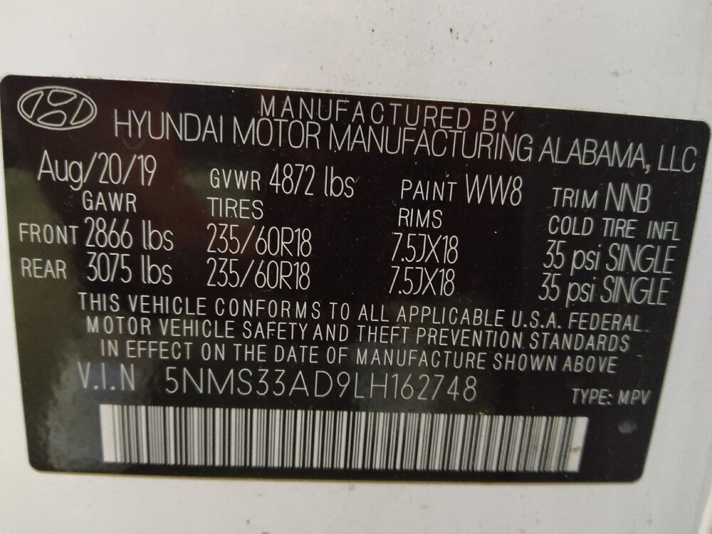 2020 Hyundai Santa Fe in Raleigh, NC 27604 - 18124757 33