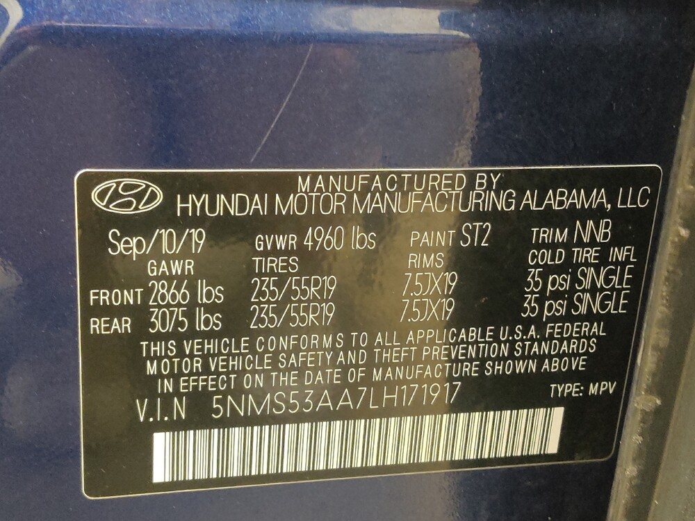 2020 Hyundai Santa Fe in Fairfield, OH 45014 - 18124793 33