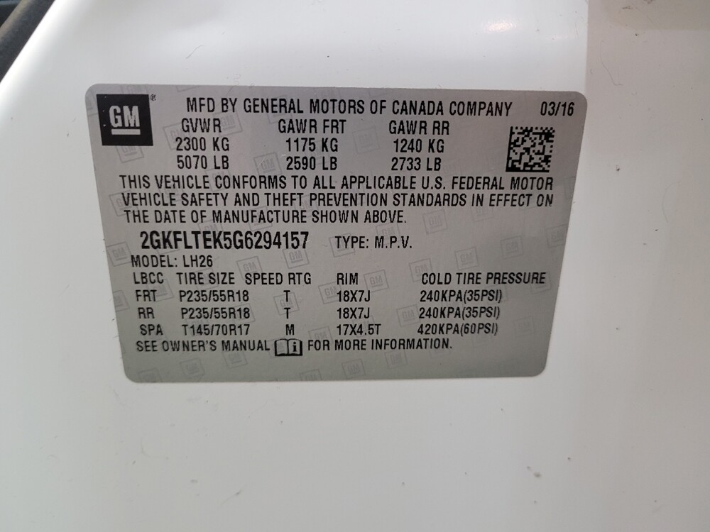 2016 GMC Terrain in Columbus, OH 43228 - 18124804 33