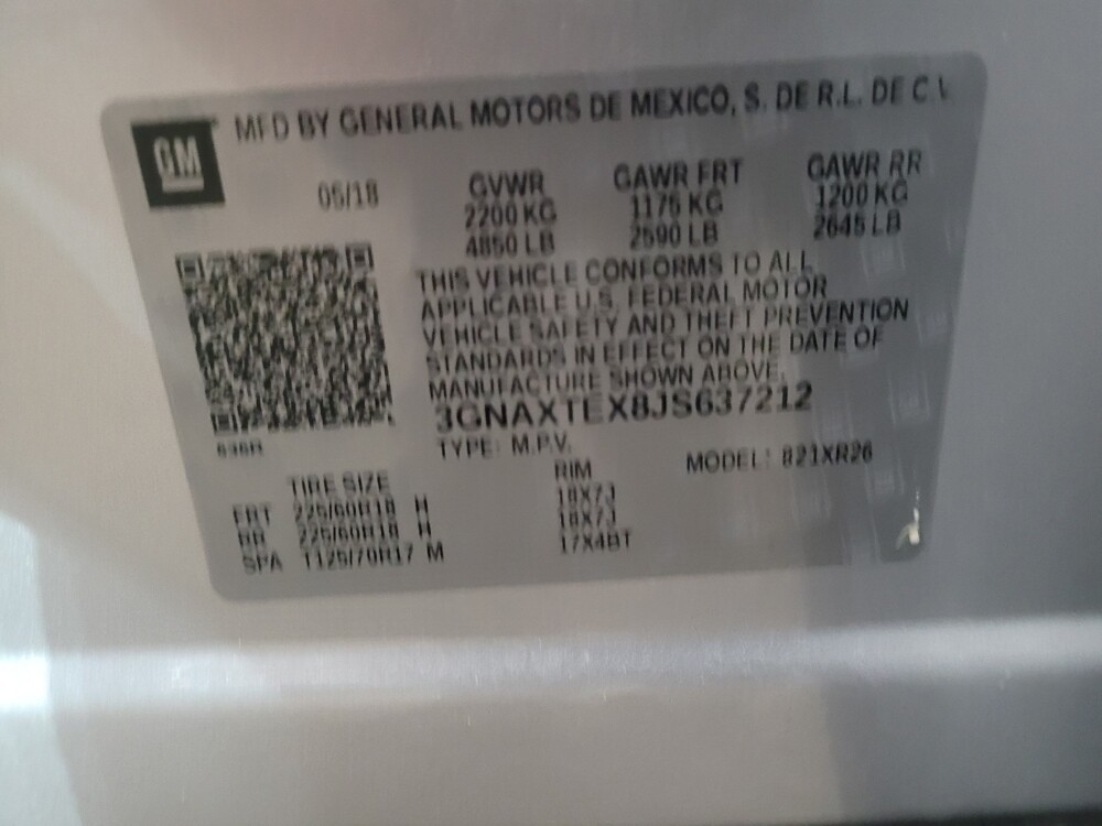 2018 Chevrolet Equinox in Temple Hills, MD 20746 - 18124830 33