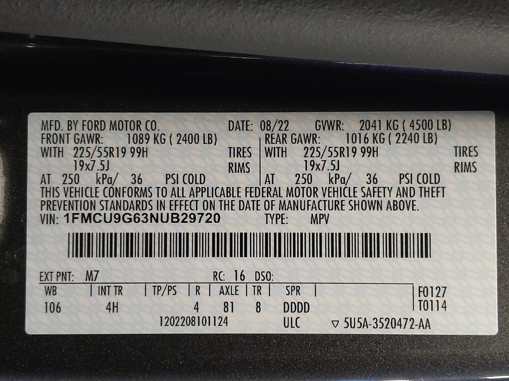 2022 Ford Escape in West Palm Beach, FL 33409 - 18124858 33