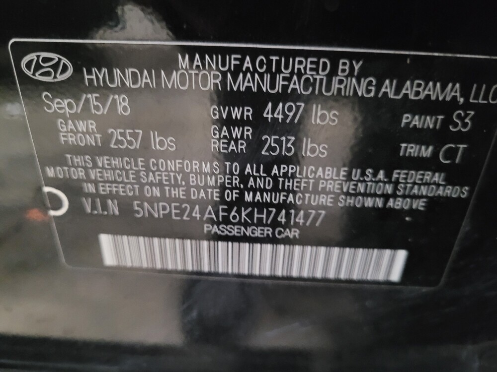 2019 Hyundai Sonata in Laurel, MD 20724 - 18124873 33