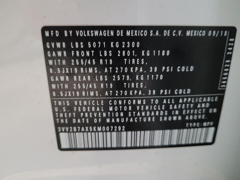 2019 Volkswagen Tiguan in Pittsburgh, PA 15236 - 18124888 33