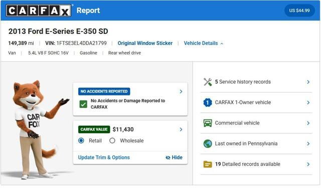 2013 Ford E-350 and Econoline 350 in Blauvelt, NY 10913 - 18124930 5