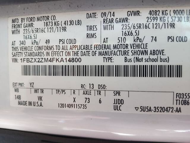 2015 Ford Transit 350 in Blauvelt, NY 10913 - 18124931 23