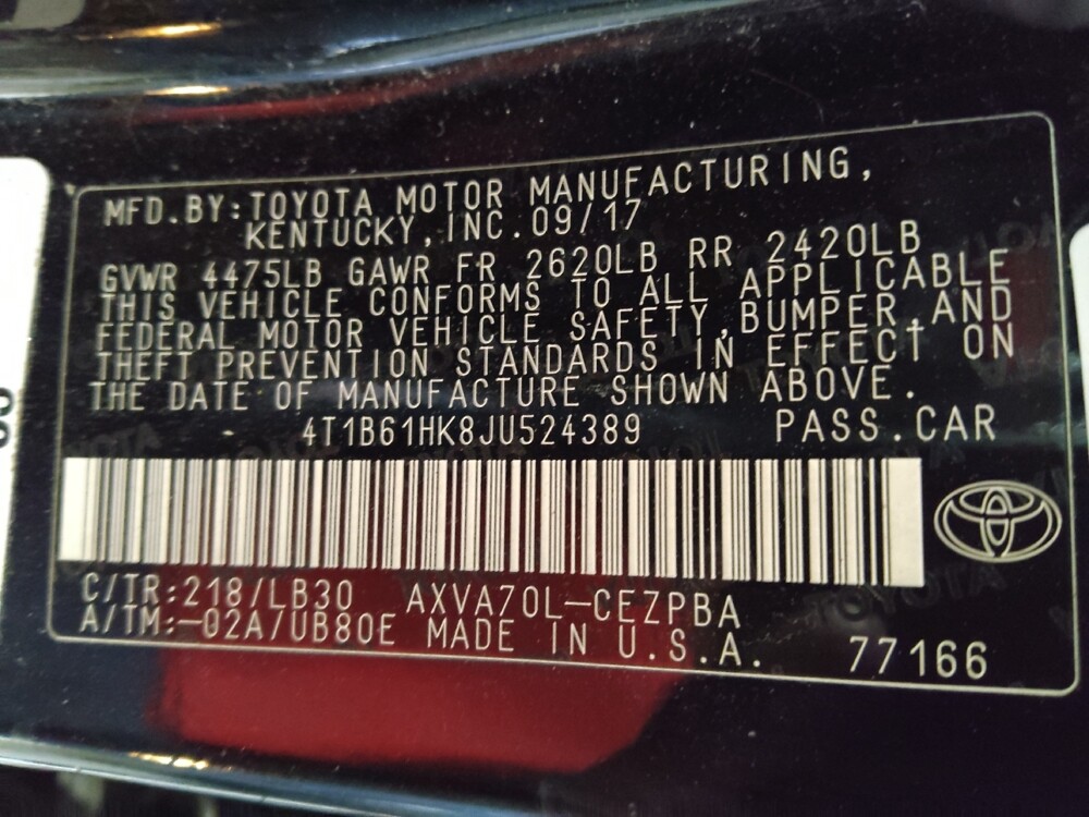 2018 Toyota Camry in Conyers, GA 30094 - 18124997 33