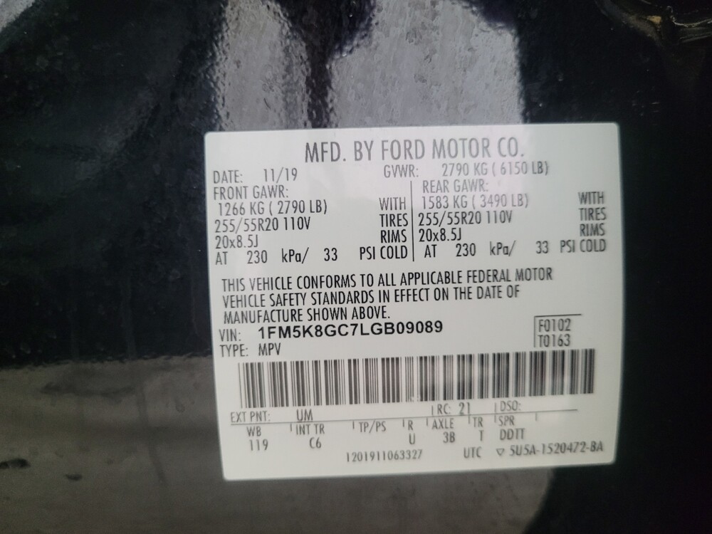 2020 Ford Explorer in Macon, GA 31210 - 18124998 33