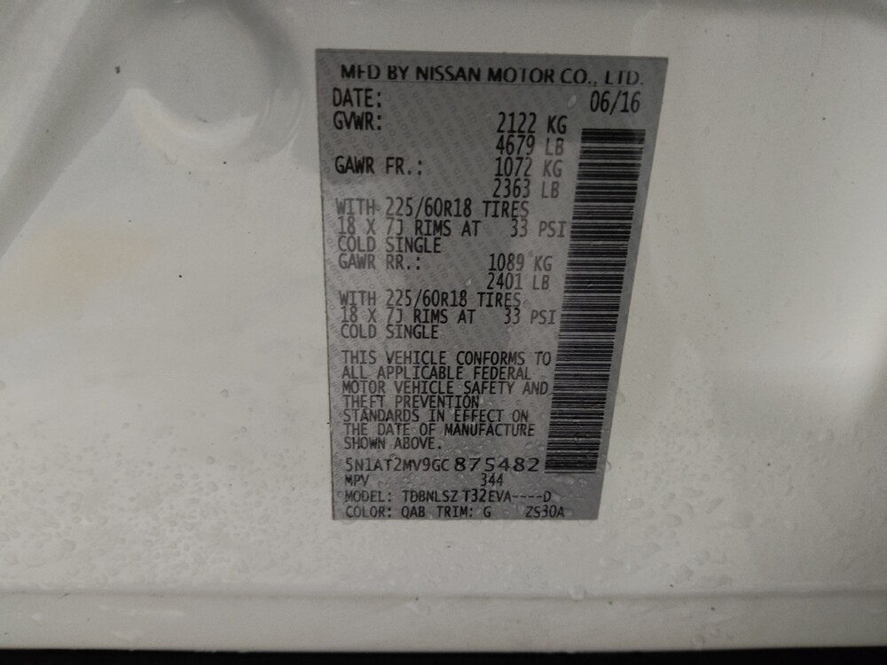 2016 Nissan Rogue in Union City, GA 30291 - 18125001 33