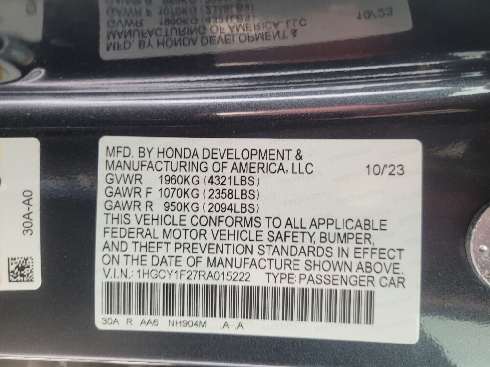 2024 Honda Accord in Marietta, GA 30062 - 18125016 33