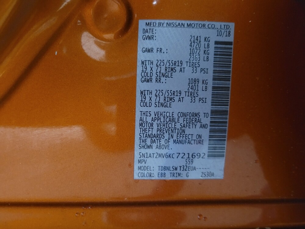 2019 Nissan Rogue in Stone Mountain, GA 30083 - 18125025 33