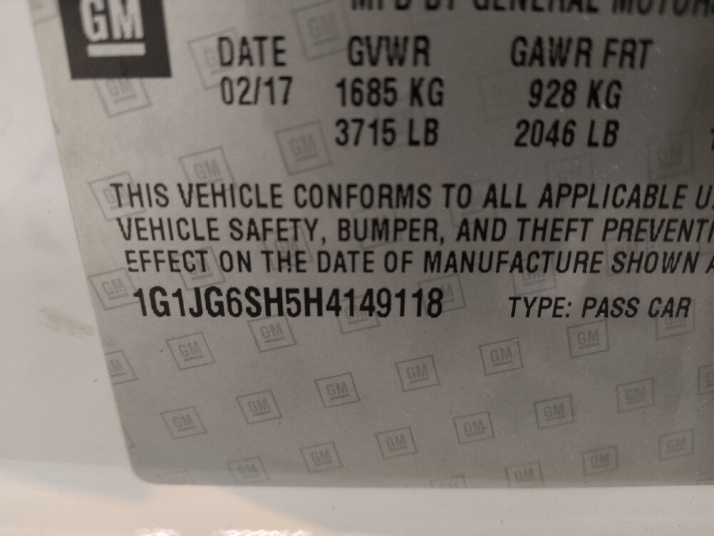 2017 Chevrolet Sonic in Augusta, GA 30907 - 18125026 33