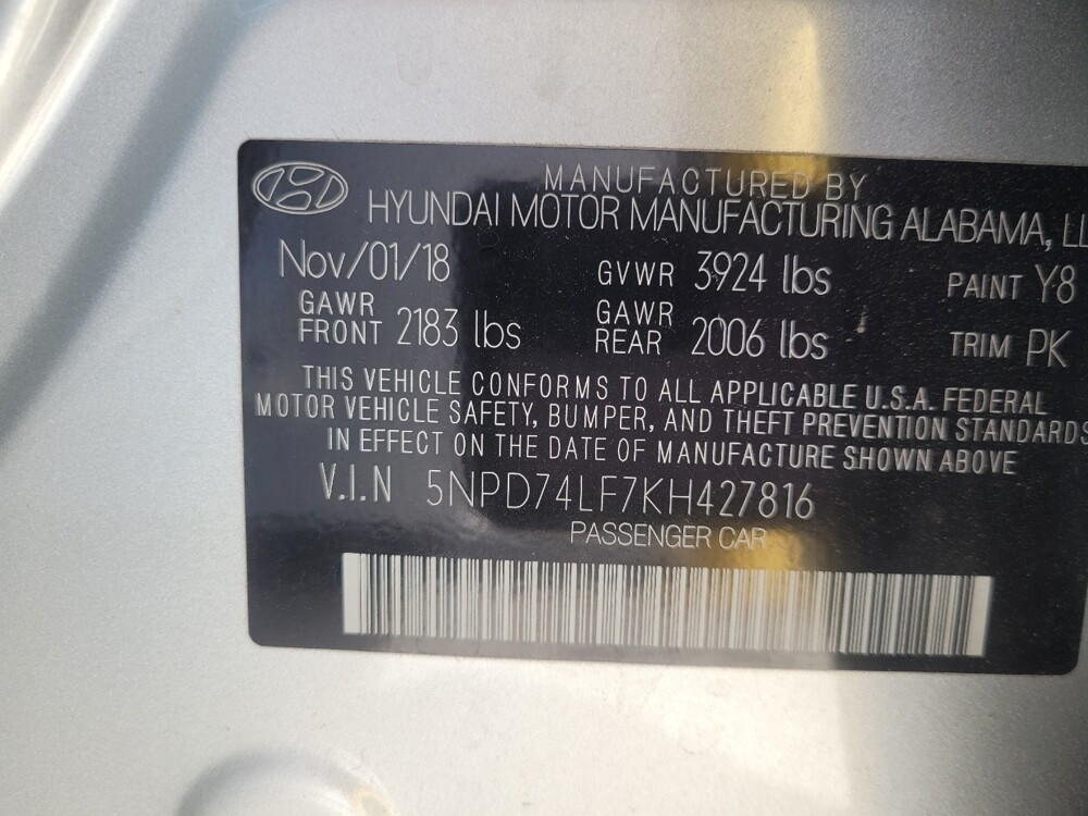 2019 Hyundai Elantra in Stone Mountain, GA 30083 - 18125035 33