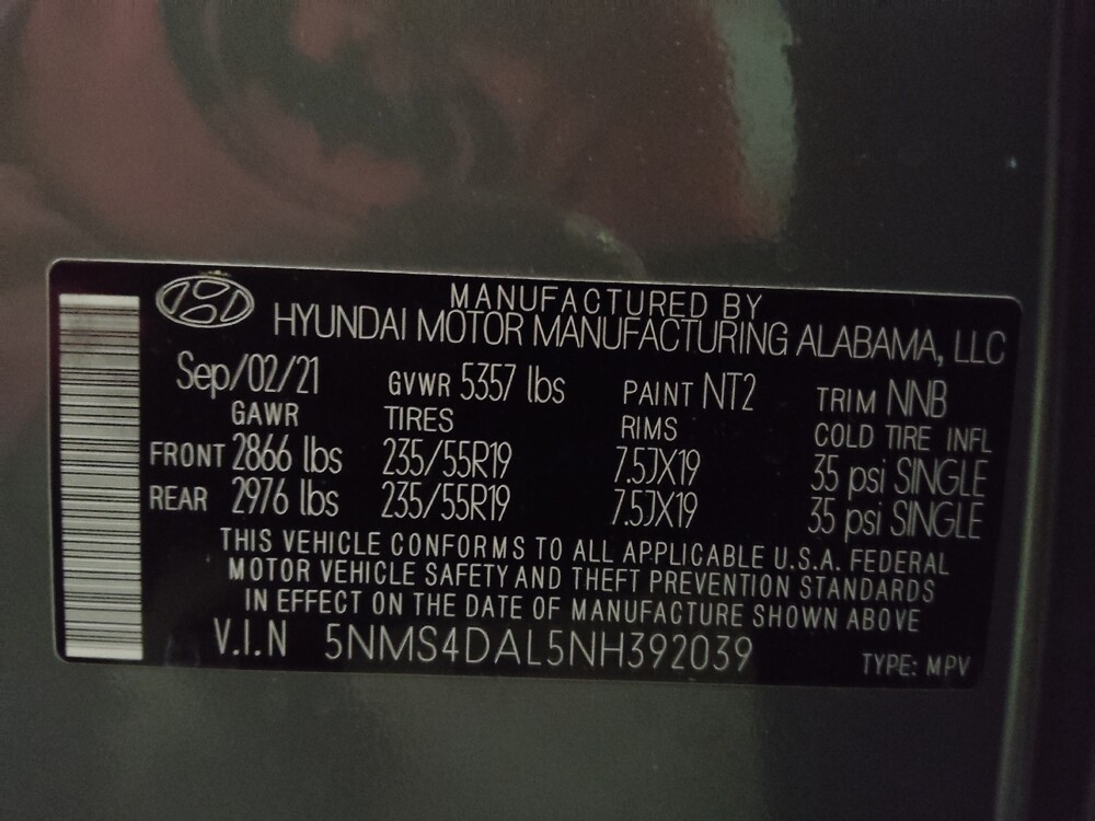 2022 Hyundai Santa Fe in Macon, GA 31210 - 18125042 33