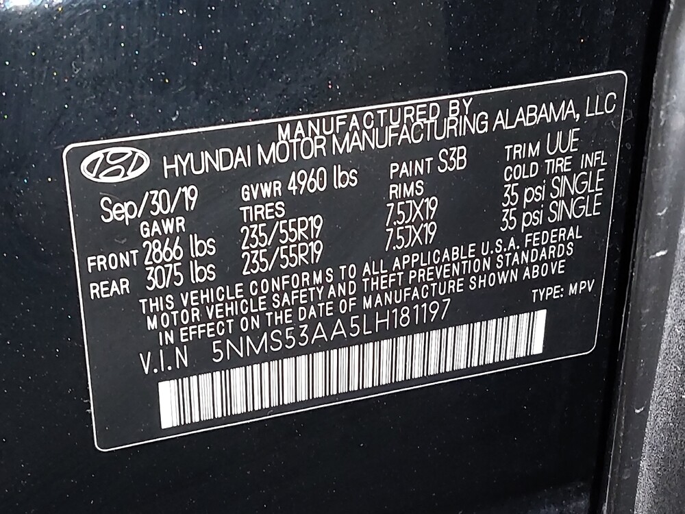 2020 Hyundai Santa Fe in Fort Worth, TX 76116 - 18125049 33