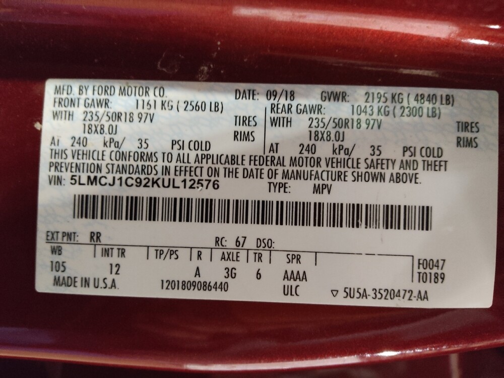 2019 Lincoln MKC in El Paso, TX 79907 - 18125052 33