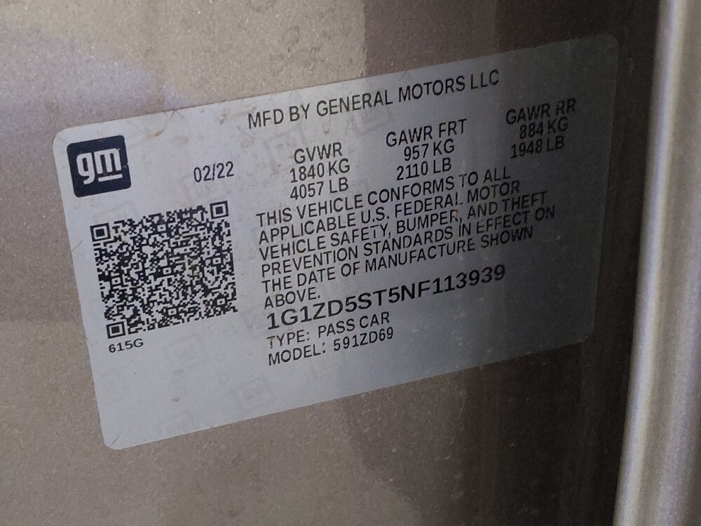 2022 Chevrolet Malibu in El Paso, TX 79907 - 18125072 33