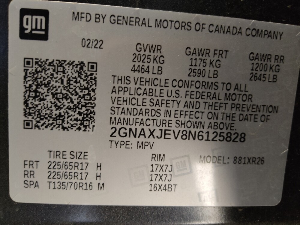 2022 Chevrolet Equinox in Glendale, AZ 85301 - 18125097 33