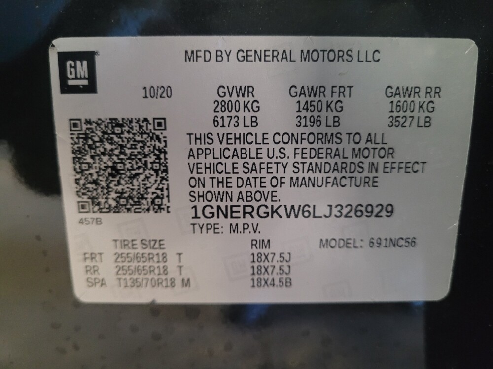 2020 Chevrolet Traverse in Tallahassee, FL 32304 - 18125105 33