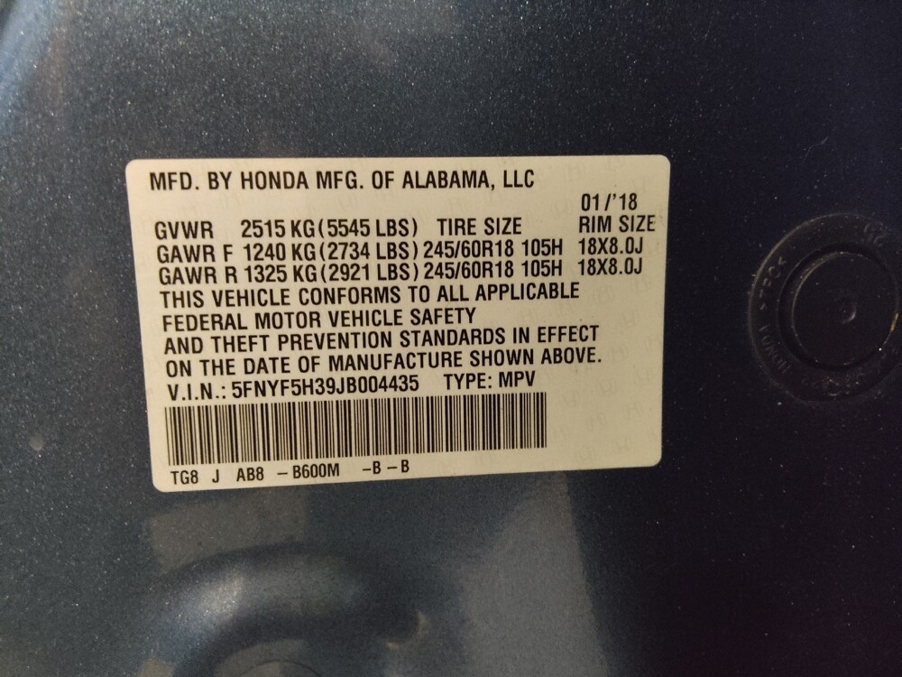 2018 Honda Pilot in Morrow, GA 30260 - 18125114 33