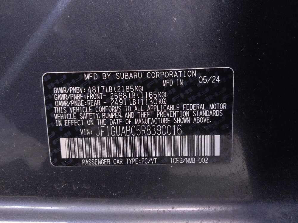 2024 Subaru Impreza in Lakeland, FL 33815 - 18125129 33