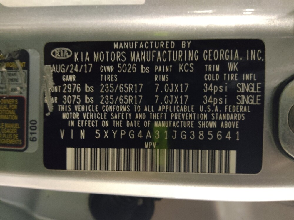 2018 Kia Sorento in Tampa, FL 33612 - 18125130 33