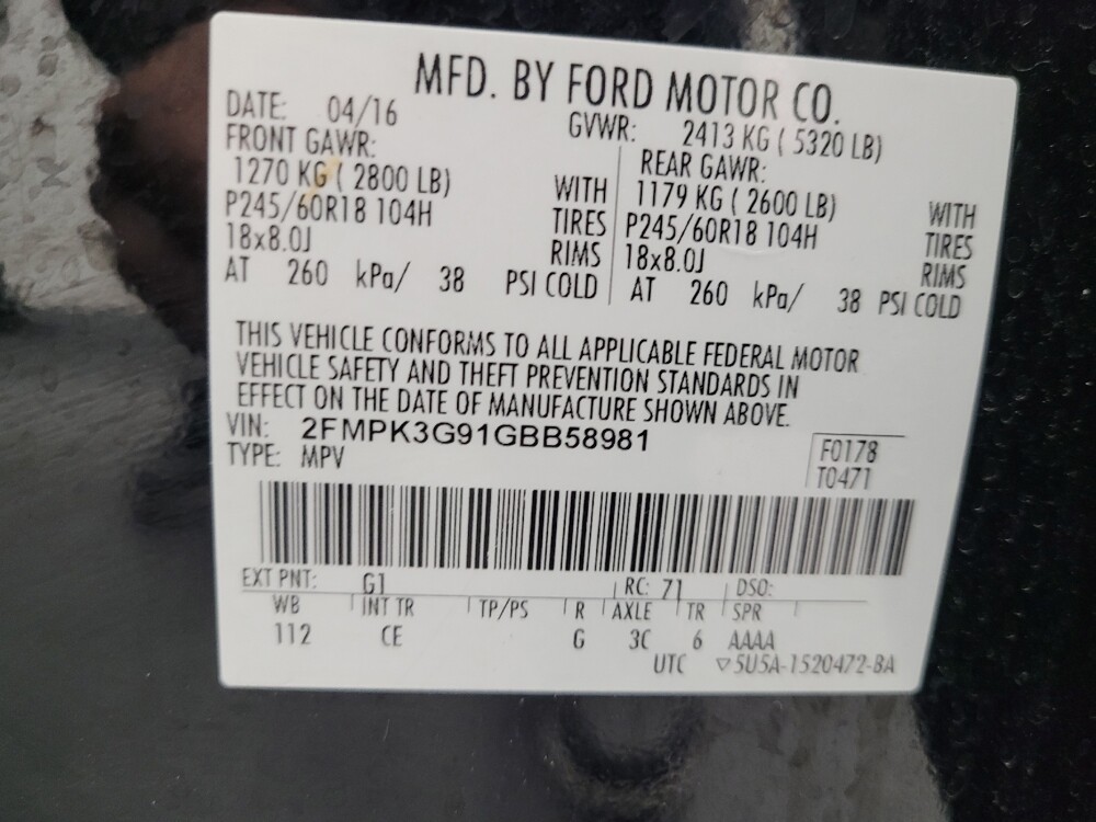 2016 Ford Edge in Reno, NV 89502 - 18125140 33