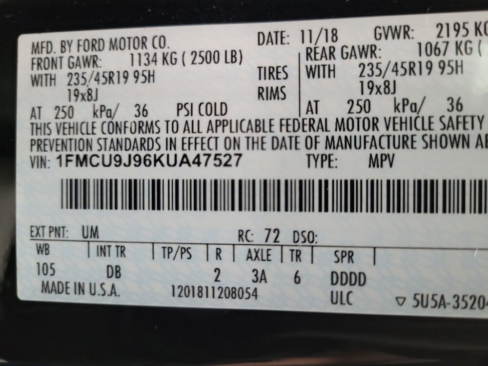 2019 Ford Escape in Las Vegas, NV 89102 - 18125144 33