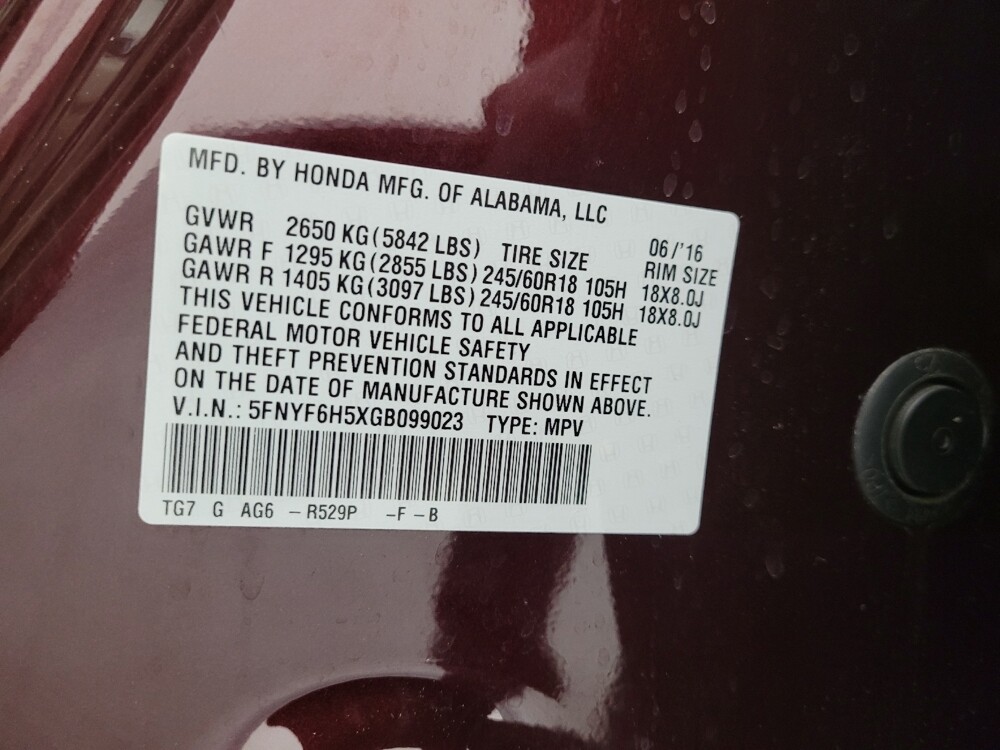 2016 Honda Pilot in Las Vegas, NV 89104 - 18125146 33