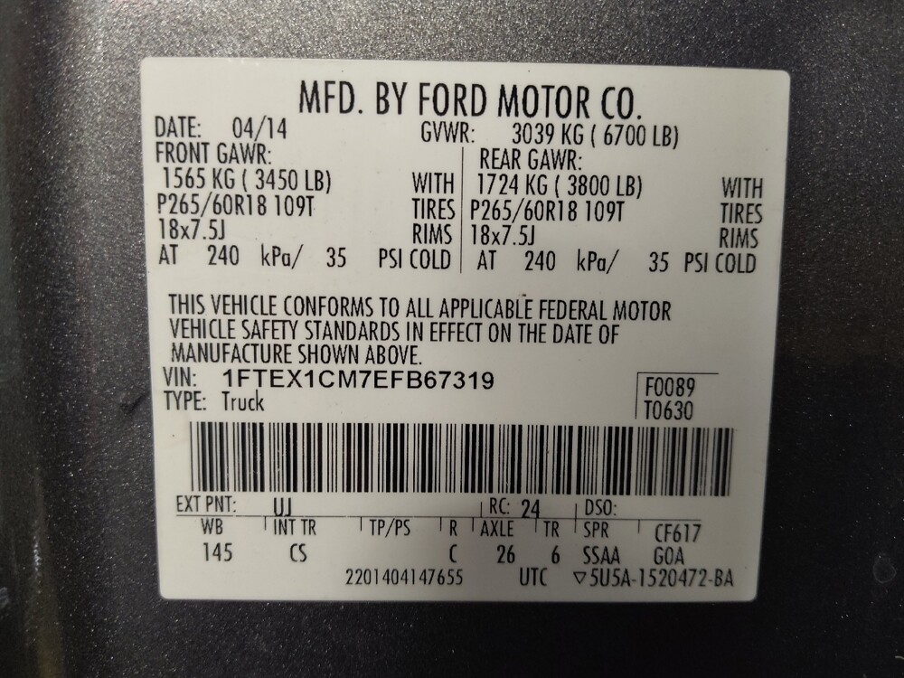 2014 Ford F150 in Jacksonville, FL 32210 - 18125168 33