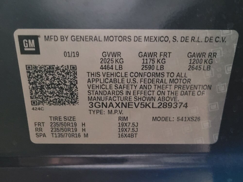 2019 Chevrolet Equinox in Jacksonville, FL 32210 - 18125188 33