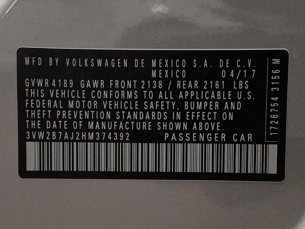 2017 Volkswagen Jetta in Lauderdale Lakes, FL 33313 - 18125193 33