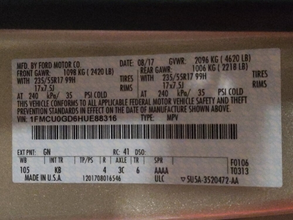 2017 Ford Escape in Orlando, FL 32808 - 18125201 33