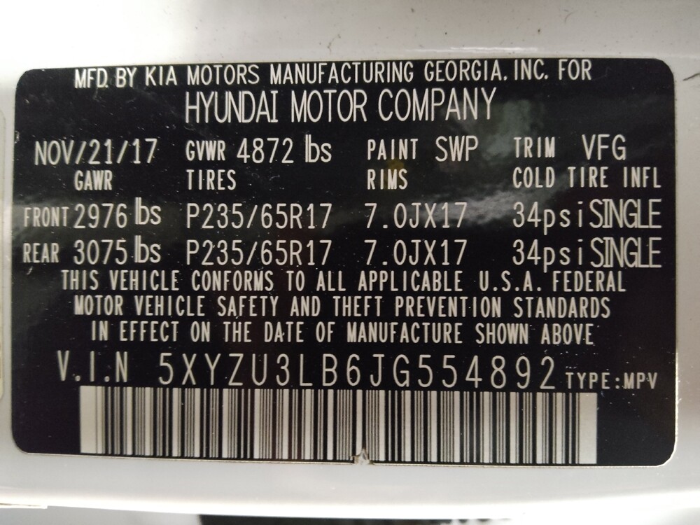 2018 Hyundai Santa Fe in Savannah, GA 31419 - 18125206 33