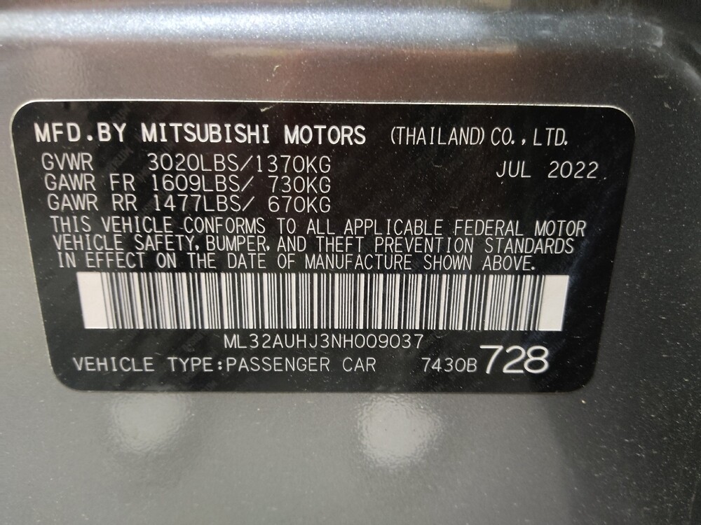 2022 Mitsubishi Mirage in Charlotte, NC 28213 - 18125228 33