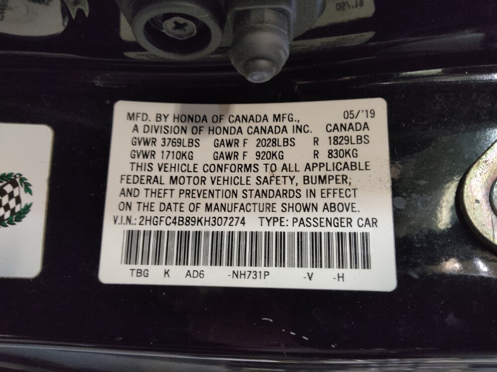 2019 Honda Civic in Conway, SC 29526 - 18125240 33