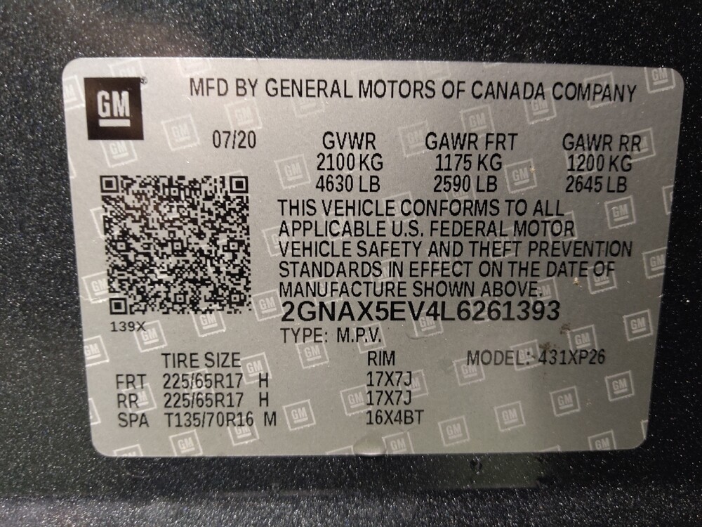 2020 Chevrolet Equinox in Live Oak, TX 78233 - 18125303 33