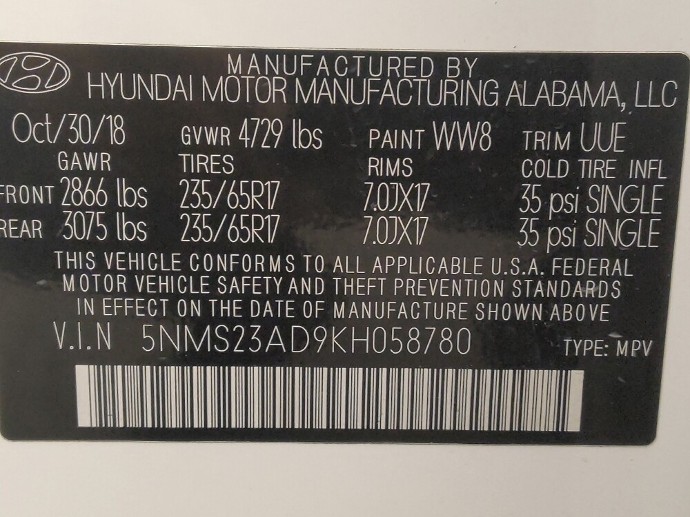 2019 Hyundai Santa Fe in Houston, TX 77034 - 18125304 33