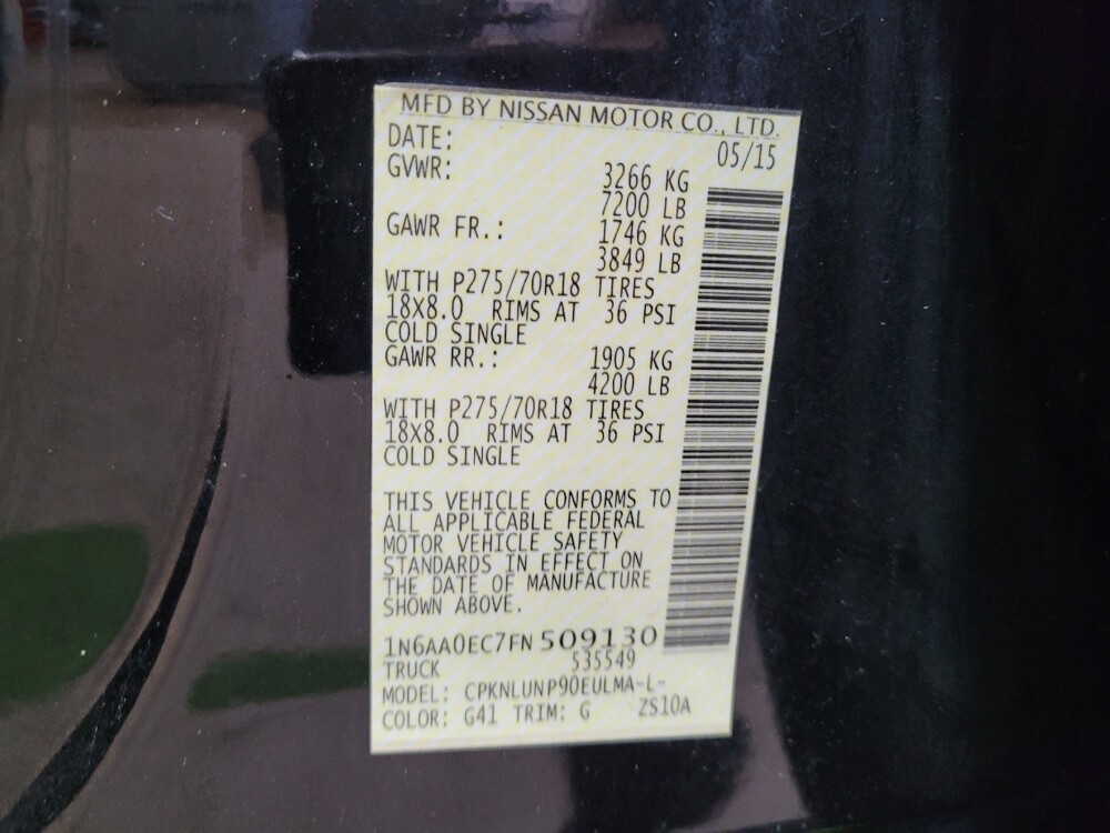 2015 Nissan Titan in Maple Heights, OH 44137 - 18125331 33