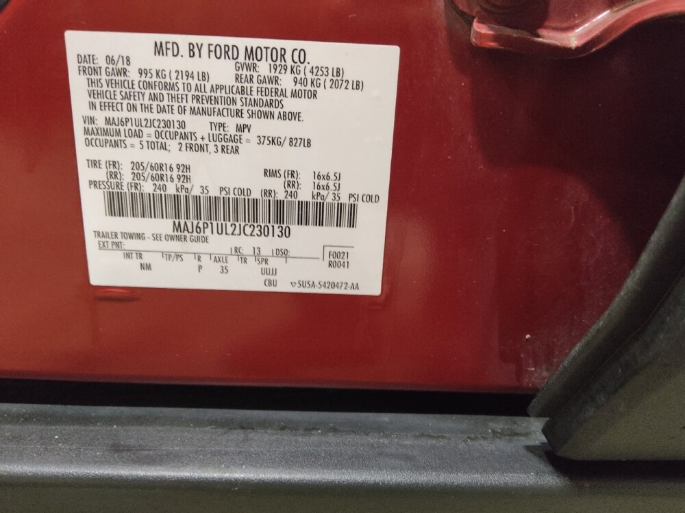 2018 Ford EcoSport in Temple Hills, MD 20746 - 18125342 33