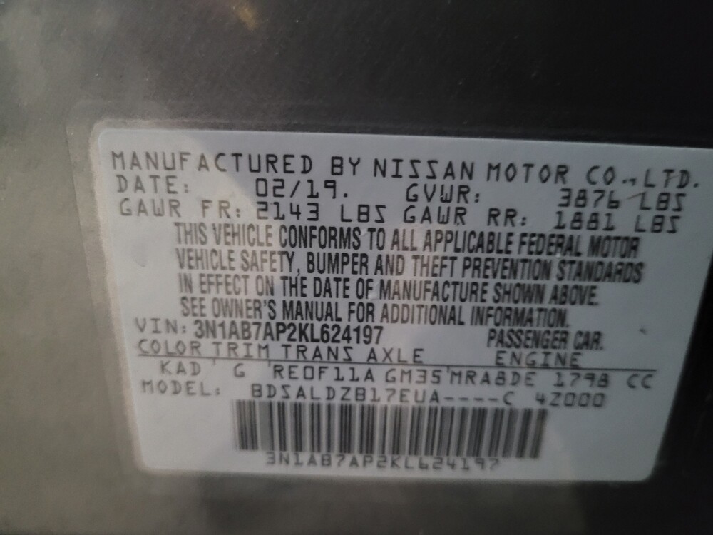 2019 Nissan Sentra in New Castle, DE 19720 - 18125393 33