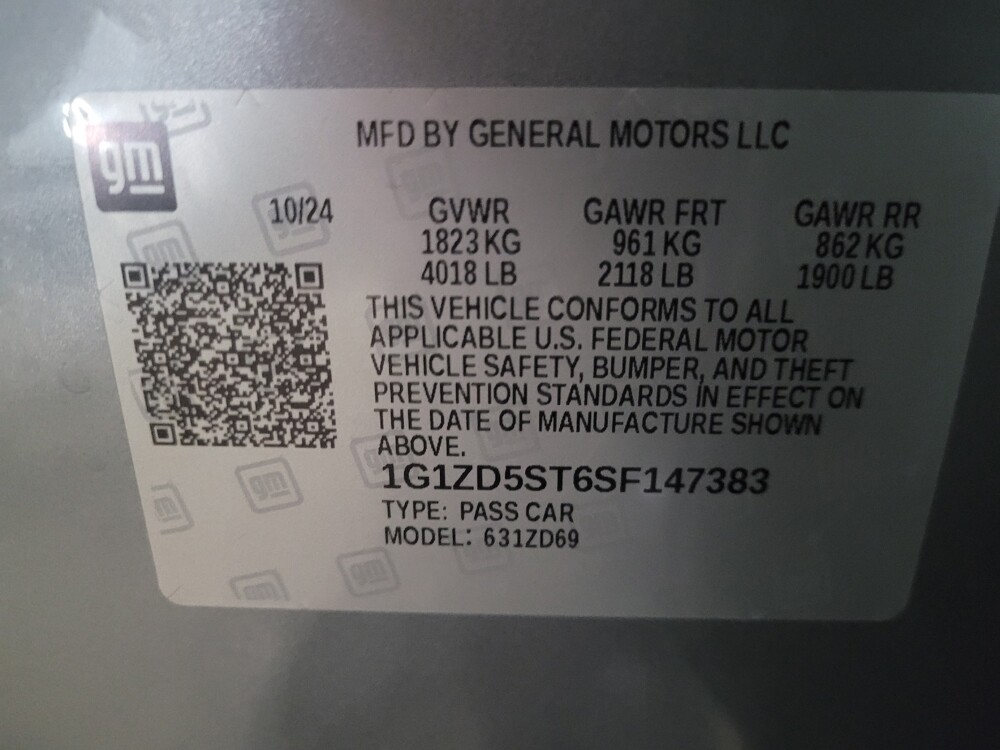 2025 Chevrolet Malibu in New Castle, DE 19720 - 18125402 33