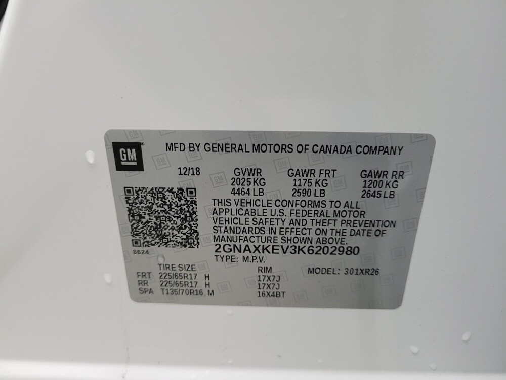 2019 Chevrolet Equinox in Eastpointe, MI 48021 - 18125437 33