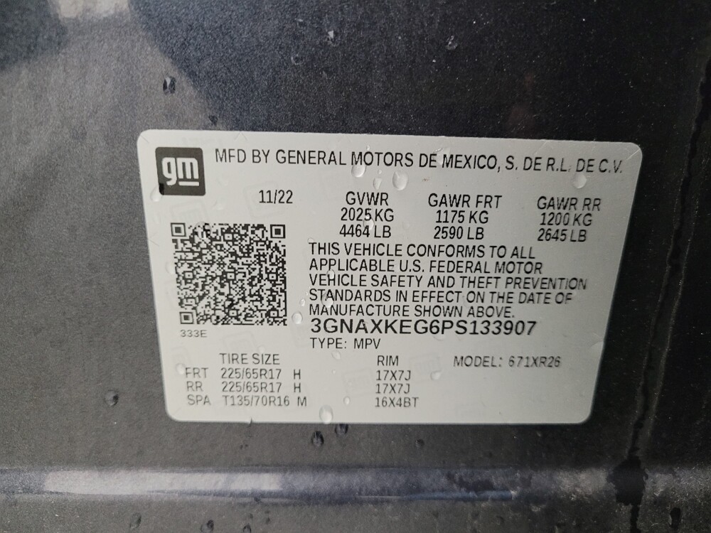 2023 Chevrolet Equinox in Eastpointe, MI 48021 - 18125438 33