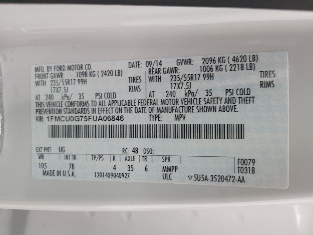 2015 Ford Escape in Taylor, MI 48180 - 18125445 33