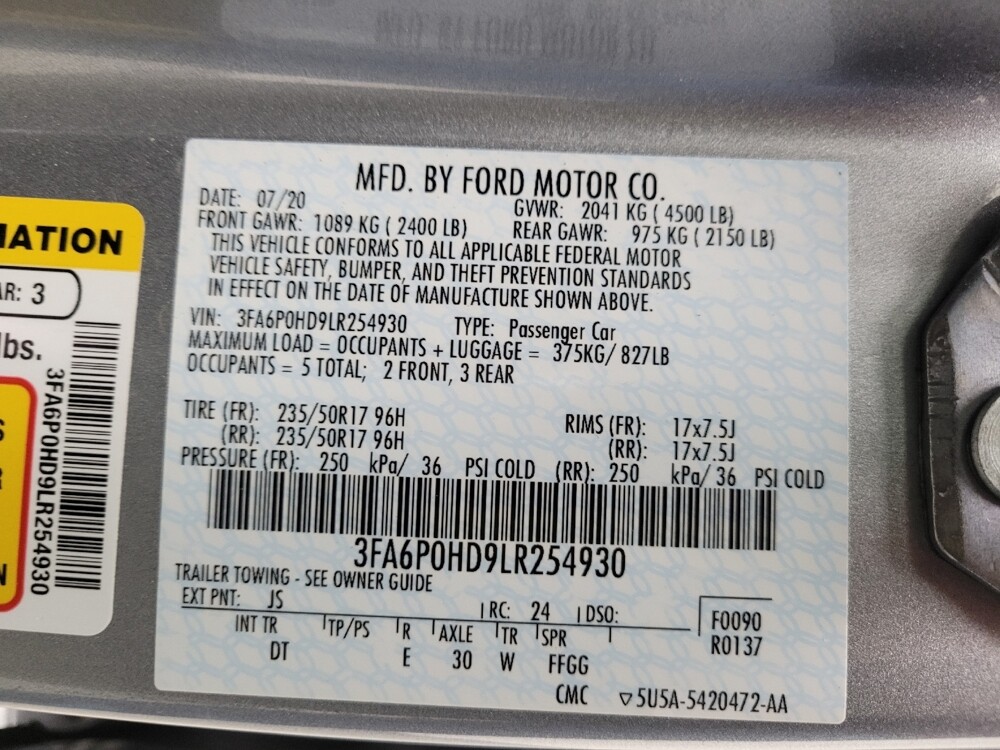2020 Ford Fusion in Grand Rapids, MI 49508 - 18125449 33