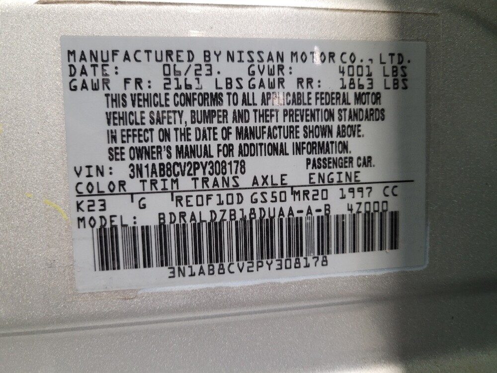 2023 Nissan Sentra in Riverside, CA 92504 - 18125580 33